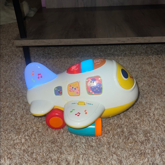 Bump 'n Go Learning Airplane Toy Educational Baby Toy, Lights Up And Talks - Picture 7 of 7